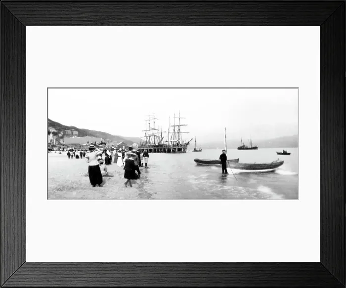 Framed Print : Aberdovey Aberdyfi beach, Wales Framed Print : Aberdovey Aberdyfi beach, Wales