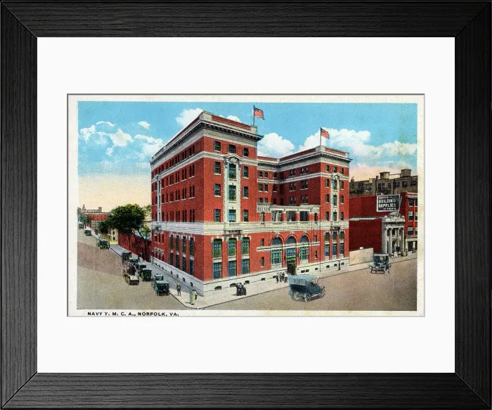 Framed Print : Navy YMCA at Norfolk, Virginia, USA Framed Print : Navy YMCA at Norfolk, Virginia, USA