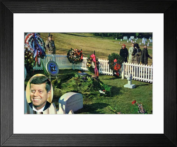 Framed Print : The Grave of Late President John F. Kennedy, Arlington Framed Print : The Grave of Late President John F. Kennedy, Arlington
