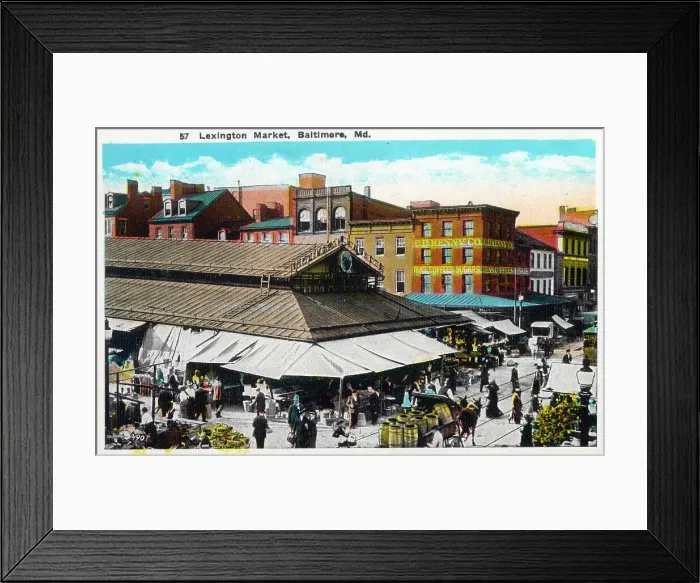 Framed Print : Lexington Market, Baltimore, Maryland, USA Framed Print : Lexington Market, Baltimore, Maryland, USA