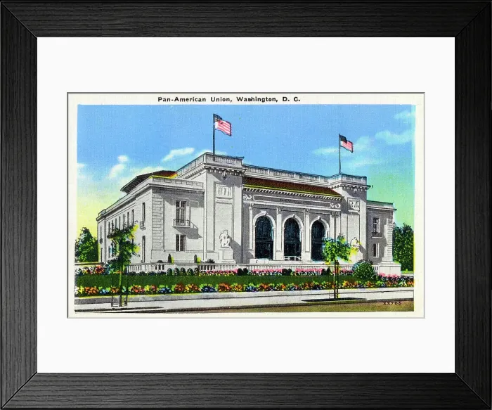Framed Print : Pan-American Union, Washington, D. C. USA Framed Print : Pan-American Union, Washington, D. C. USA