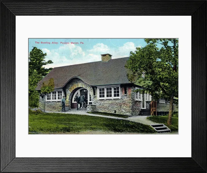 Framed Print : The Bowling Alley, Pocono Manor, Pennsylvania, USA Framed Print : The Bowling Alley, Pocono Manor, Pennsylvania, USA