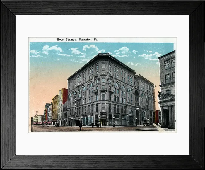 Framed Print : Hotel Jermyn, Cranton, Pennsylvania, USA Framed Print : Hotel Jermyn, Cranton, Pennsylvania, USA