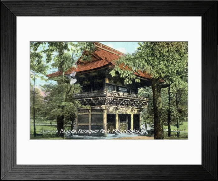 Framed Print : Japanese Pagoda, Fairmount Park, Phildelphia, Pennsylvania Framed Print : Japanese Pagoda, Fairmount Park, Phildelphia, Pennsylvania