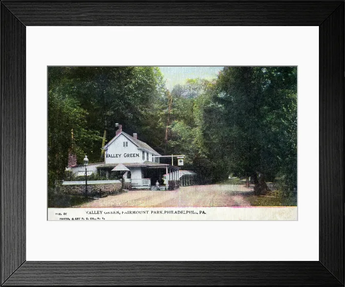 Framed Print : Valley Green Inn, Fairmount Park, Philadelphia, Pennsylvania Framed Print : Valley Green Inn, Fairmount Park, Philadelphia, Pennsylvania