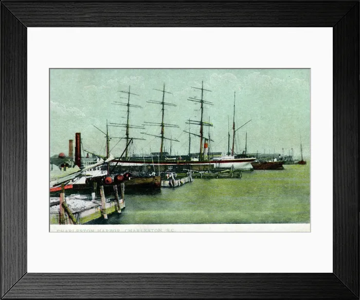 Framed Print : Charleston Harbour, Charleston, South Carolina, USA Framed Print : Charleston Harbour, Charleston, South Carolina, USA