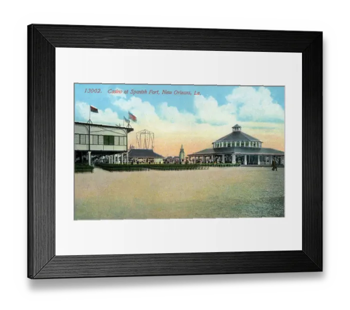 Framed Print : Casino at Spanish Fort, New Orleans, Louisiana, USA Framed Print : Casino at Spanish Fort, New Orleans, Louisiana, USA