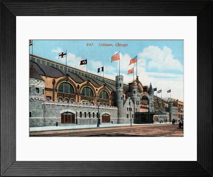 Framed Print : Coliseum, Chicago, Illinois, USA Framed Print : Coliseum, Chicago, Illinois, USA