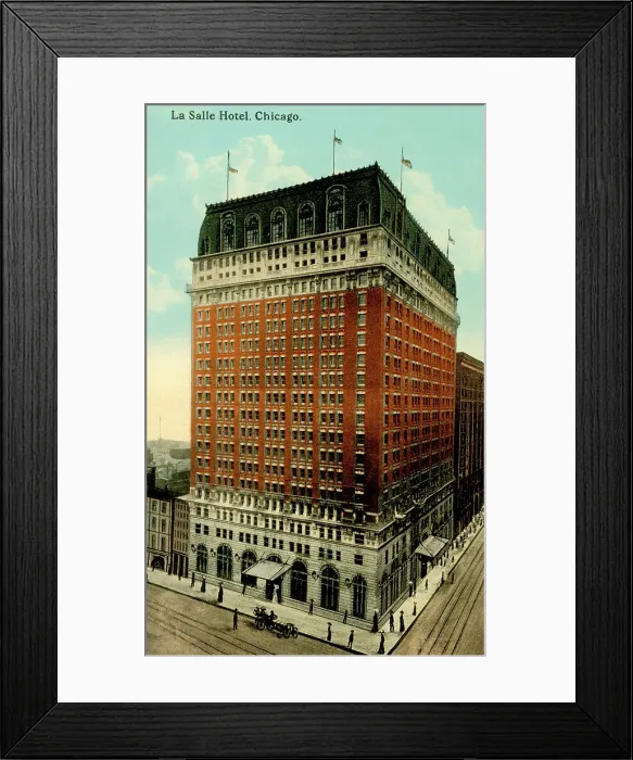 Framed Print : La Salle Hotel, Chicago, Illinois, USA Framed Print : La Salle Hotel, Chicago, Illinois, USA
