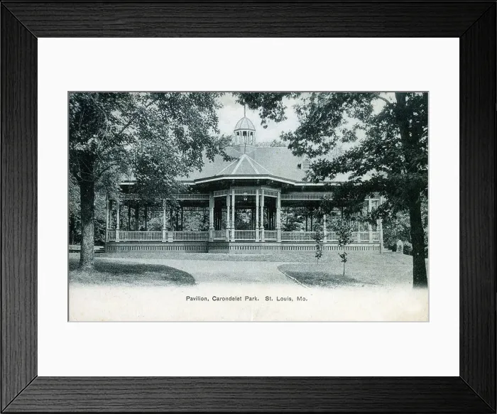 Framed Print : Pavilion at Carondelet Park, St. Louis, Missouri, USA Framed Print : Pavilion at Carondelet Park, St. Louis, Missouri, USA