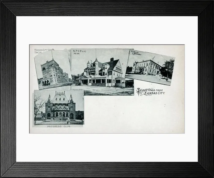 Framed Print : Sights around Kansas City, Missouri, USA Framed Print : Sights around Kansas City, Missouri, USA
