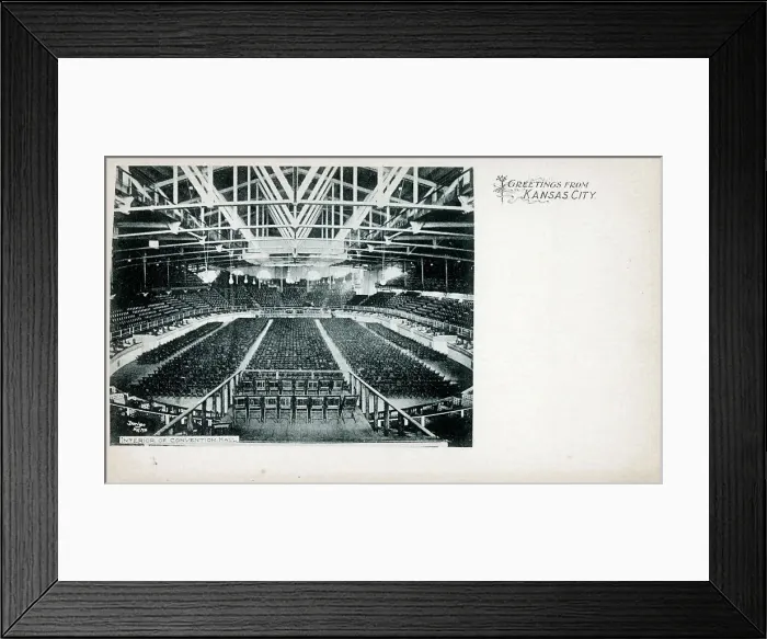 Framed Print : Interior of Convention Hall, Kansas City, Missouri, USA Framed Print : Interior of Convention Hall, Kansas City, Missouri, USA