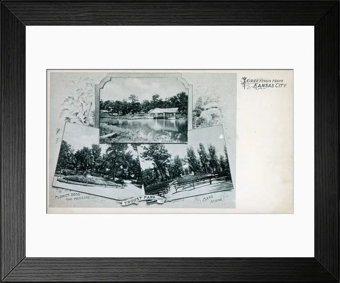 Framed Print : Troost Park, Kansas City, Missouri, USA Framed Print : Troost Park, Kansas City, Missouri, USA