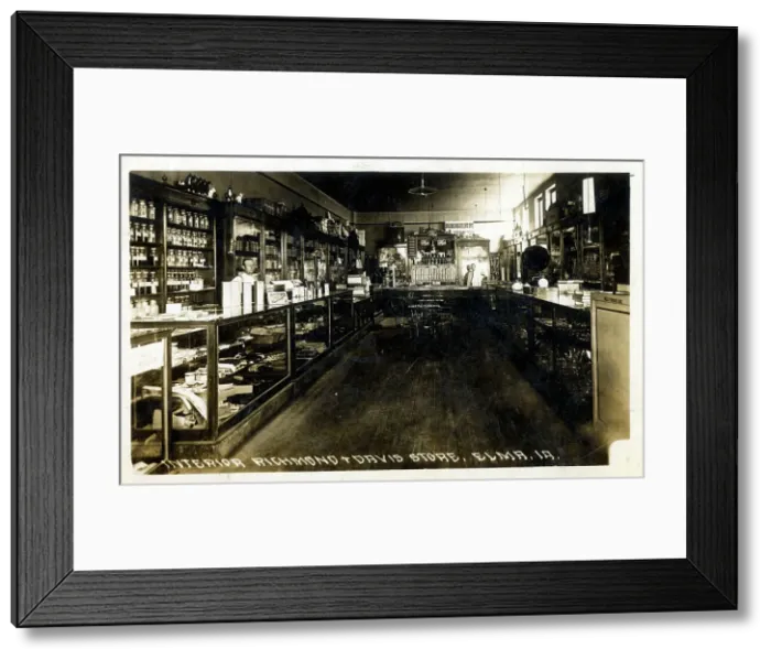 Framed Print : Interior of Richmond & Davis Store, Elma, Iowa, USA Framed Print : Interior of Richmond & Davis Store, Elma, Iowa, USA