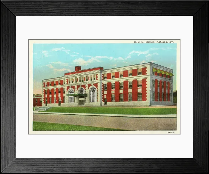 Framed Print : C. & O. Station, Ashland, Kentucky, USA Framed Print : C. & O. Station, Ashland, Kentucky, USA