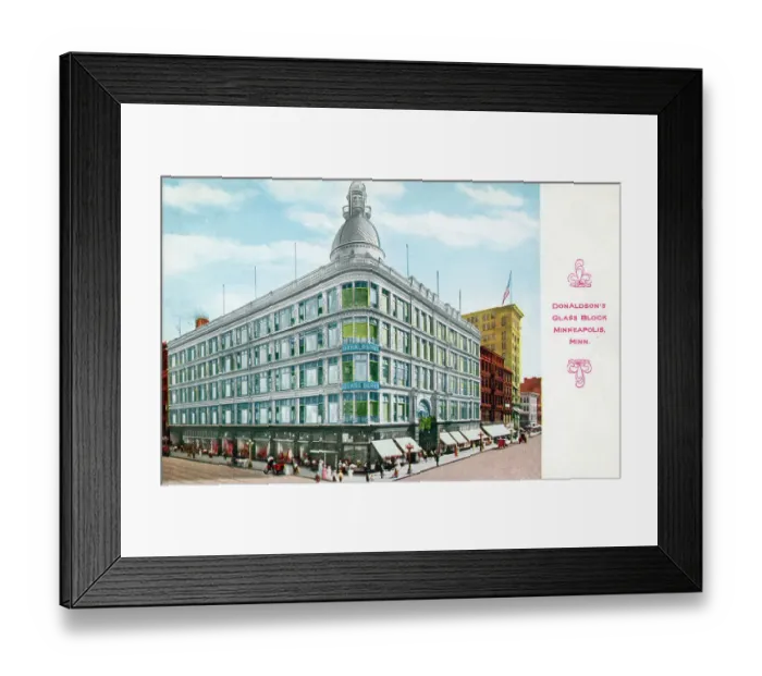 Framed Print : Donaldson's Glass Block Department Store, Minneapolis Framed Print : Donaldson's Glass Block Department Store, Minneapolis