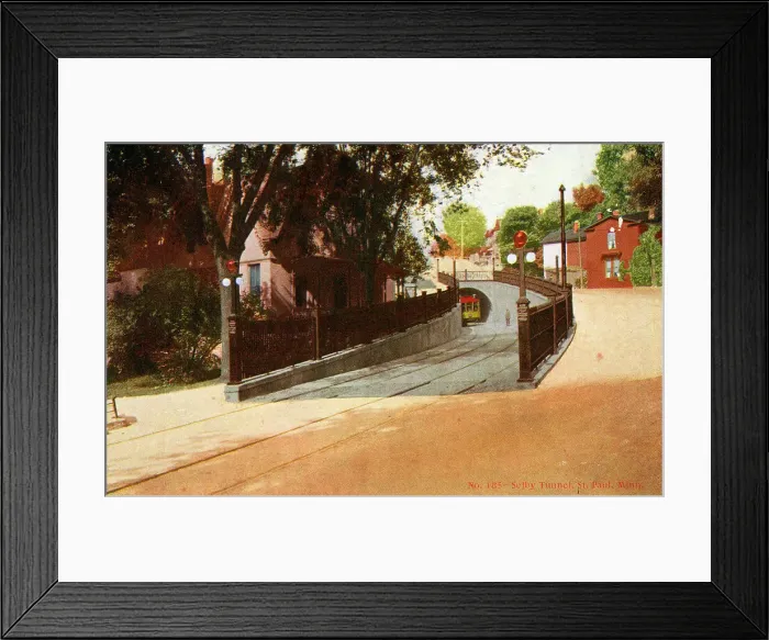 Framed Print : Selby Tunnel, St. Paul, Minnesota, USA Framed Print : Selby Tunnel, St. Paul, Minnesota, USA