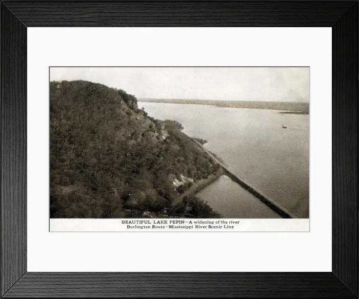 Framed Print : Beautiful Lake Pepin - A widening of the river Framed Print : Beautiful Lake Pepin - A widening of the river
