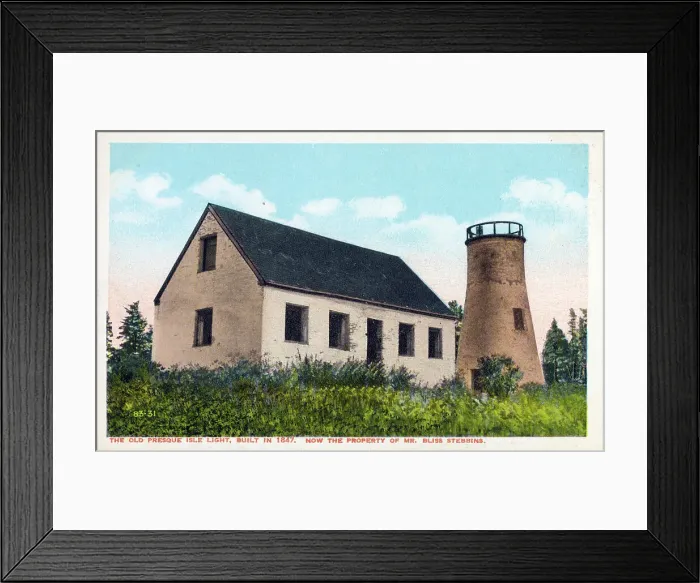 Framed Print : The Old Presque Isle Light (Lighthouse), Michigan, USA Framed Print : The Old Presque Isle Light (Lighthouse), Michigan, USA