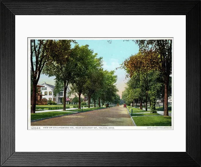 Framed Print : Collingwood Avenue, near Bancroft Street, Toledo, Ohio Framed Print : Collingwood Avenue, near Bancroft Street, Toledo, Ohio
