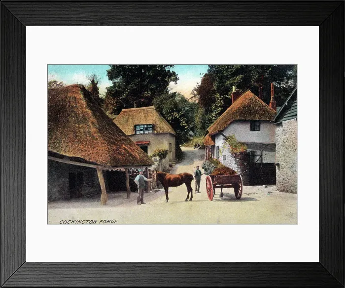 Framed Print : Cockington Forge Framed Print : Cockington Forge