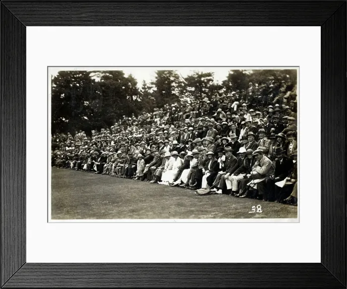 Framed Print : An attentive crowd - possibly at a Country Show Framed Print : An attentive crowd - possibly at a Country Show