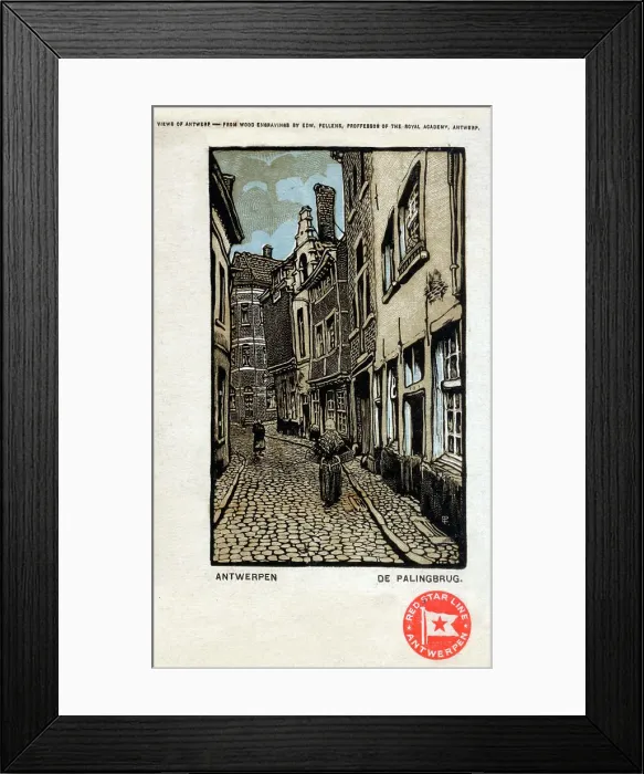 Framed Print : Palingbrug, Antwerp, Belgium Framed Print : Palingbrug, Antwerp, Belgium