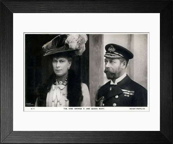 Framed Print : HM King George V and Queen Mary Framed Print : HM King George V and Queen Mary