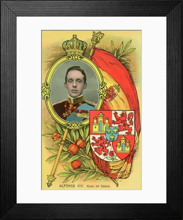 Framed Print : Alfonso XIII of Spain Framed Print : Alfonso XIII of Spain