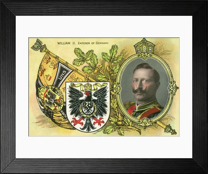 Framed Print : Kaiser Wilhelm II, Emperor of Germany Framed Print : Kaiser Wilhelm II, Emperor of Germany