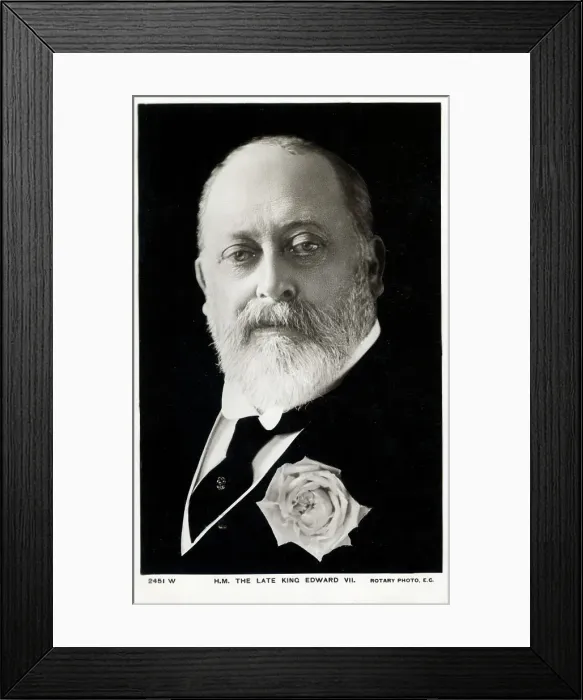 Framed Print : The late King Edward VII Framed Print : The late King Edward VII