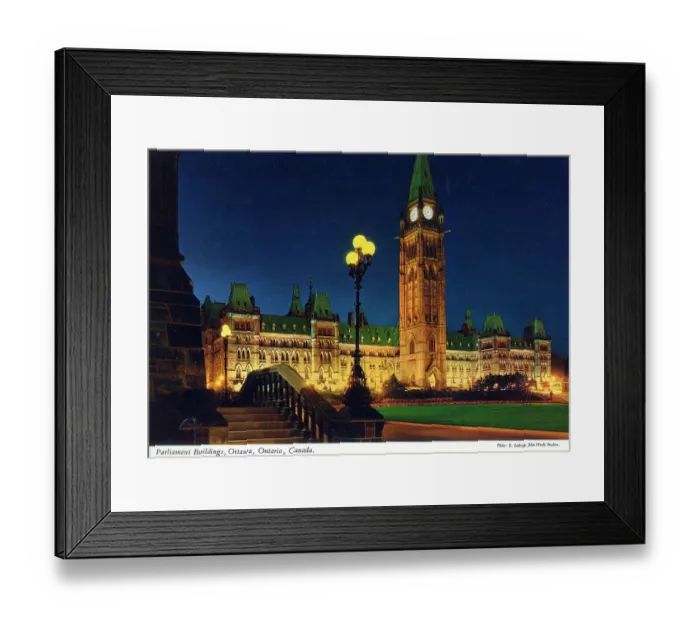 Framed Print : Ottawa, Ontario, Canada - The Parliament Buildings Framed Print : Ottawa, Ontario, Canada - The Parliament Buildings