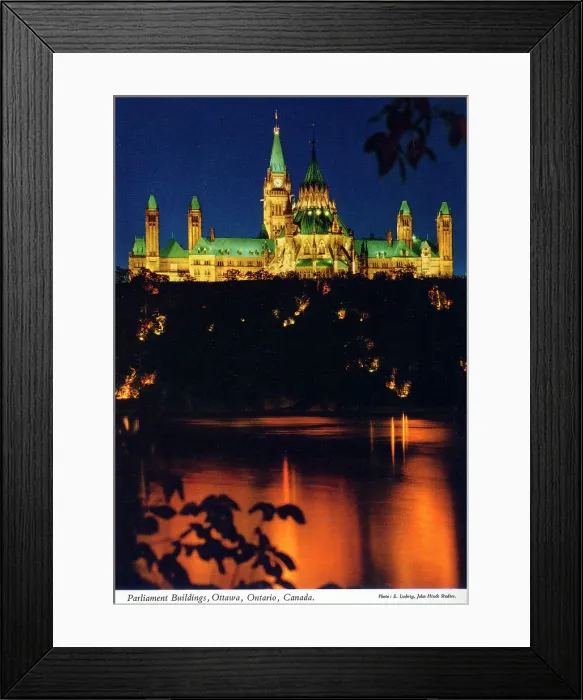 Framed Print : Ottawa, Ontario, Canada - The Parliament Buildings Framed Print : Ottawa, Ontario, Canada - The Parliament Buildings