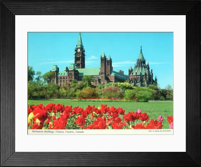 Framed Print : Ottawa, Ontario, Canada - The Parliament Buildings Framed Print : Ottawa, Ontario, Canada - The Parliament Buildings