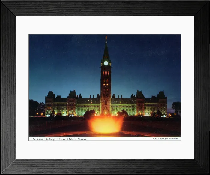 Framed Print : Ottawa, Ontario, Canada - Parliament Buildings Framed Print : Ottawa, Ontario, Canada - Parliament Buildings