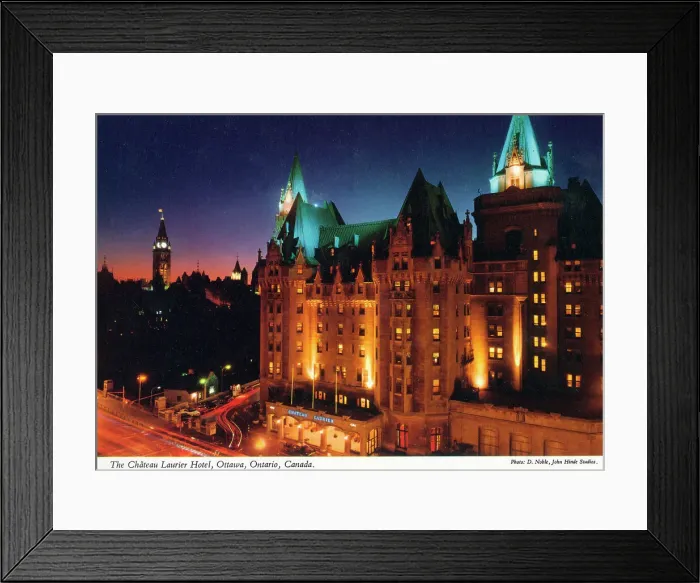 Framed Print : Ottawa, Ontario, Canada - The Chateau Laurier Hotel Framed Print : Ottawa, Ontario, Canada - The Chateau Laurier Hotel