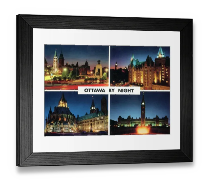 Framed Print : Ottawa, Ontario, Canada - Nighttime scenes Framed Print : Ottawa, Ontario, Canada - Nighttime scenes