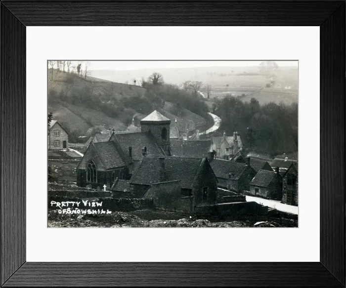 Framed Print : Pretty View of Snowshill, Cotswolds, Gloucestershire Framed Print : Pretty View of Snowshill, Cotswolds, Gloucestershire