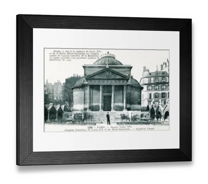Framed Print : Expiatory Chapel - Louis XVI Square, Paris, France Framed Print : Expiatory Chapel - Louis XVI Square, Paris, France