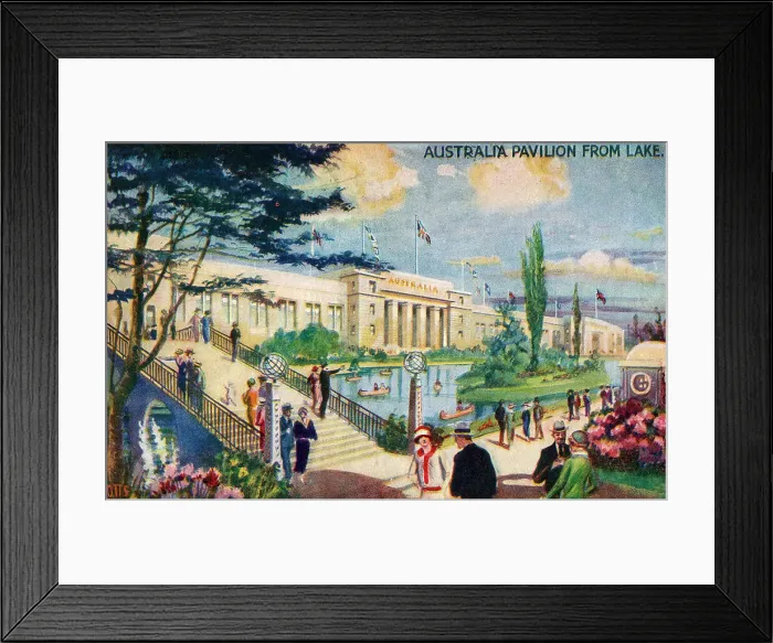 Framed Print : British Empire Exhibition, Wembley - Australian Pavilion Framed Print : British Empire Exhibition, Wembley - Australian Pavilion