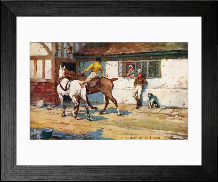 Framed Print : The Return to the Stables Framed Print : The Return to the Stables