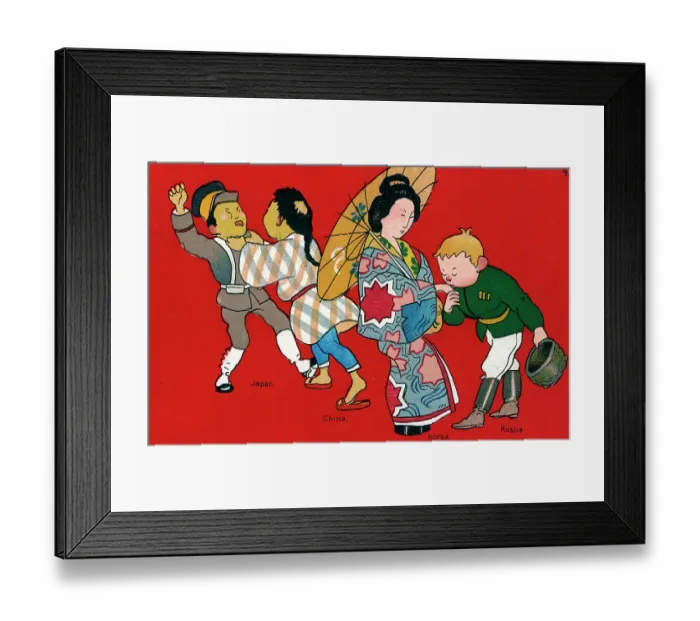 Framed Print : Russia woos Korea while Japan and China fight Framed Print : Russia woos Korea while Japan and China fight