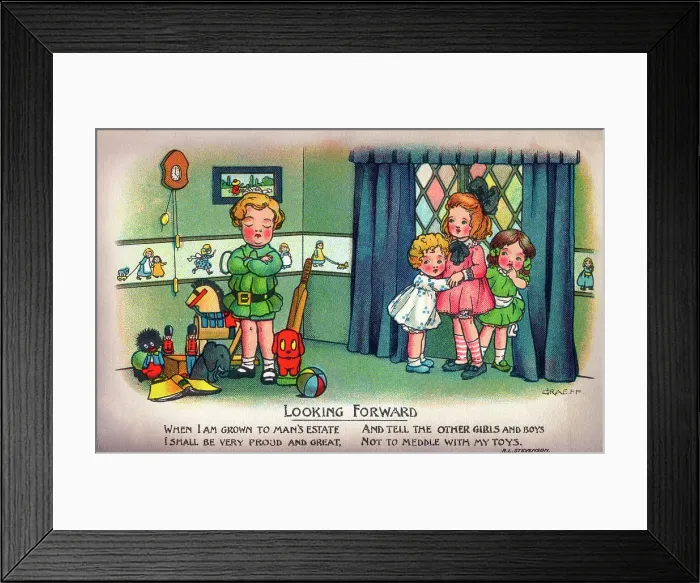 Framed Print : When I am grown to Man's Estate, I shall be very Proud Framed Print : When I am grown to Man's Estate, I shall be very Proud
