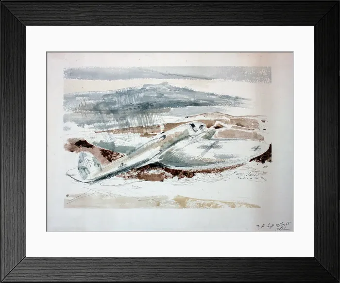 Framed Print : The Raider on the Moors - Paul Nash Framed Print : The Raider on the Moors - Paul Nash