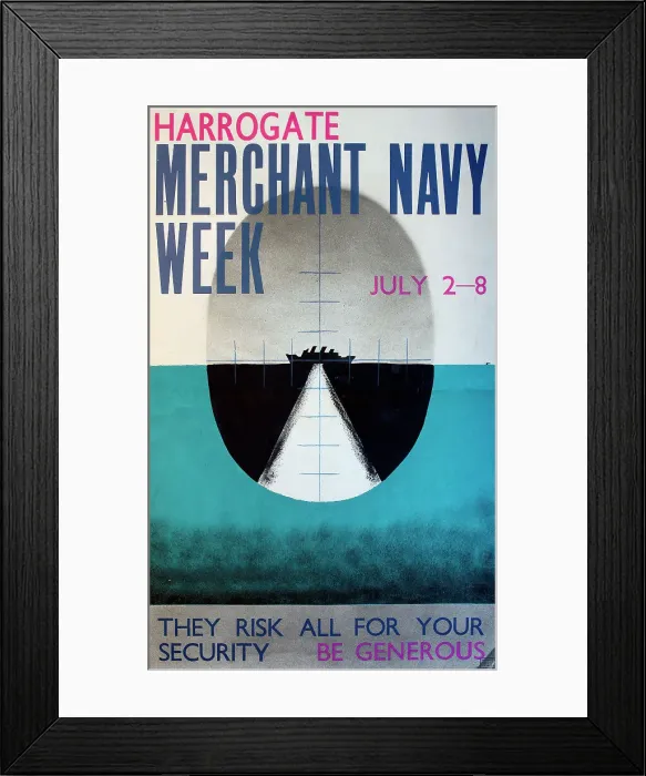 Framed Print : WW2 - Harrogate Merchant Navy Week Framed Print : WW2 - Harrogate Merchant Navy Week