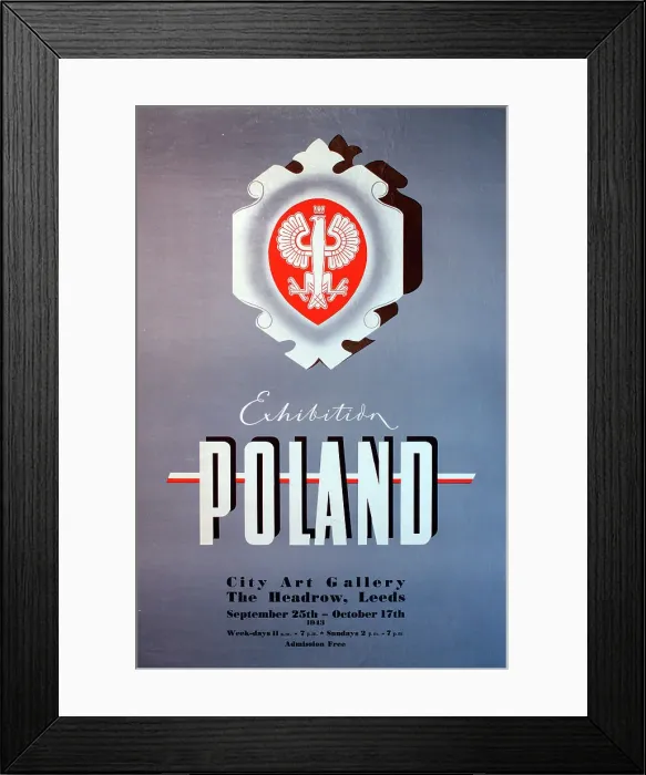 Framed Print : Polish Exhibition for National War Effort City Art Gallery L Framed Print : Polish Exhibition for National War Effort City Art Gallery L