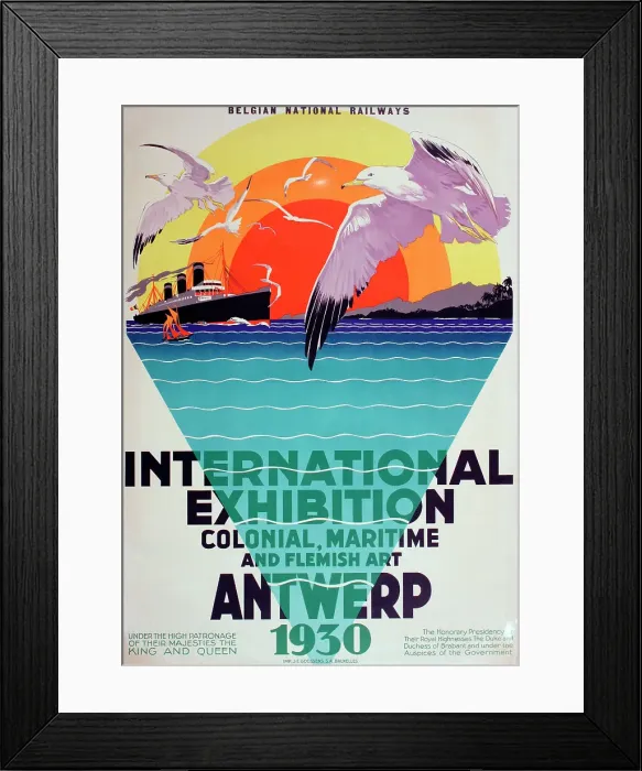 Framed Print : International Exhibition, Antwerp, Belgium Framed Print : International Exhibition, Antwerp, Belgium