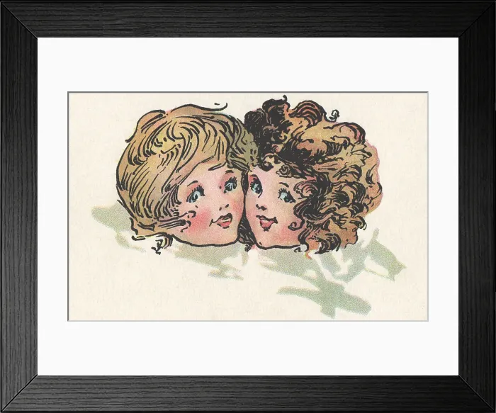Framed Print : Children's Faces Framed Print : Children's Faces