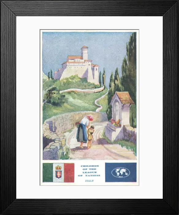 Framed Print : League of Nations Framed Print : League of Nations