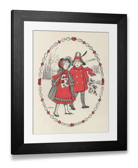 Framed Print : Christmas Motif Framed Print : Christmas Motif